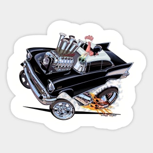 REVVIN 57 Chevy Black Sticker